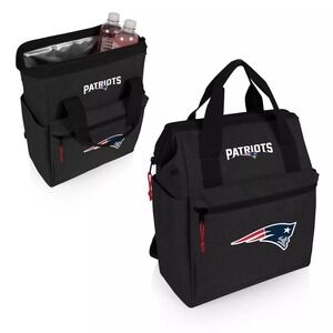 Insulated Picnic Time New England Patriots Cooler Backpack Black Holds 15 Cans